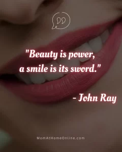 Beauty is power, a smile is its sword